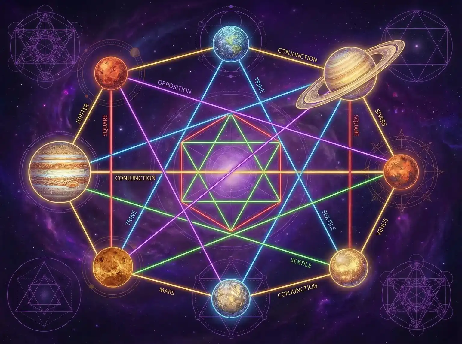 行星相位解读 - xxx日本 | 占星学进阶